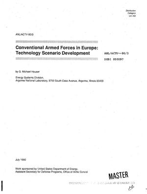 Conventional Armed Forces in Europe: Technology Scenario Development