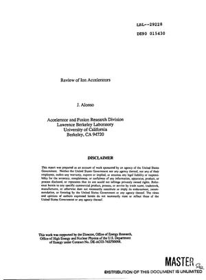 Review of ion accelerators