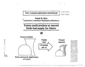 Fusion-breeder program