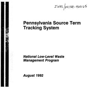 Pennsylvania Source Term Tracking System