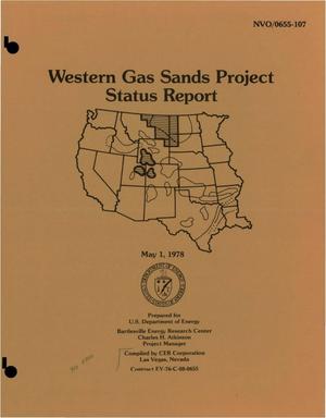 Western Gas Sands Project: status report