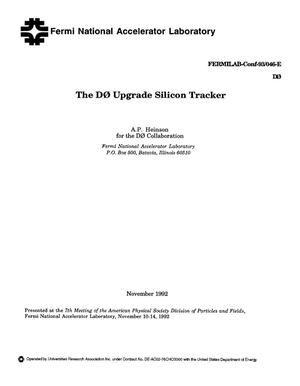 The D[O] upgrade silicon tracker