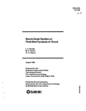 Bench-scale studies on fluid-bed pyrolysis of wood
