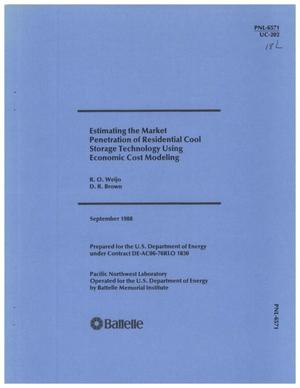 Estimating the market penetration of residential cool storage technology using economic cost modeling
