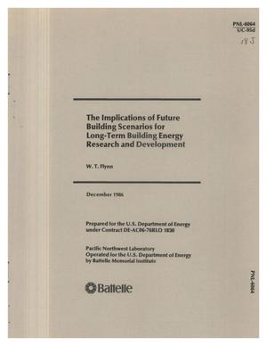 The implications of future building scenarios for long-term building energy research and development