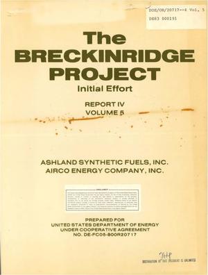 Breckinridge Project: Initial Effort