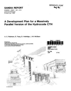 A development plan for a massively parallel version of the hydrocode CTH