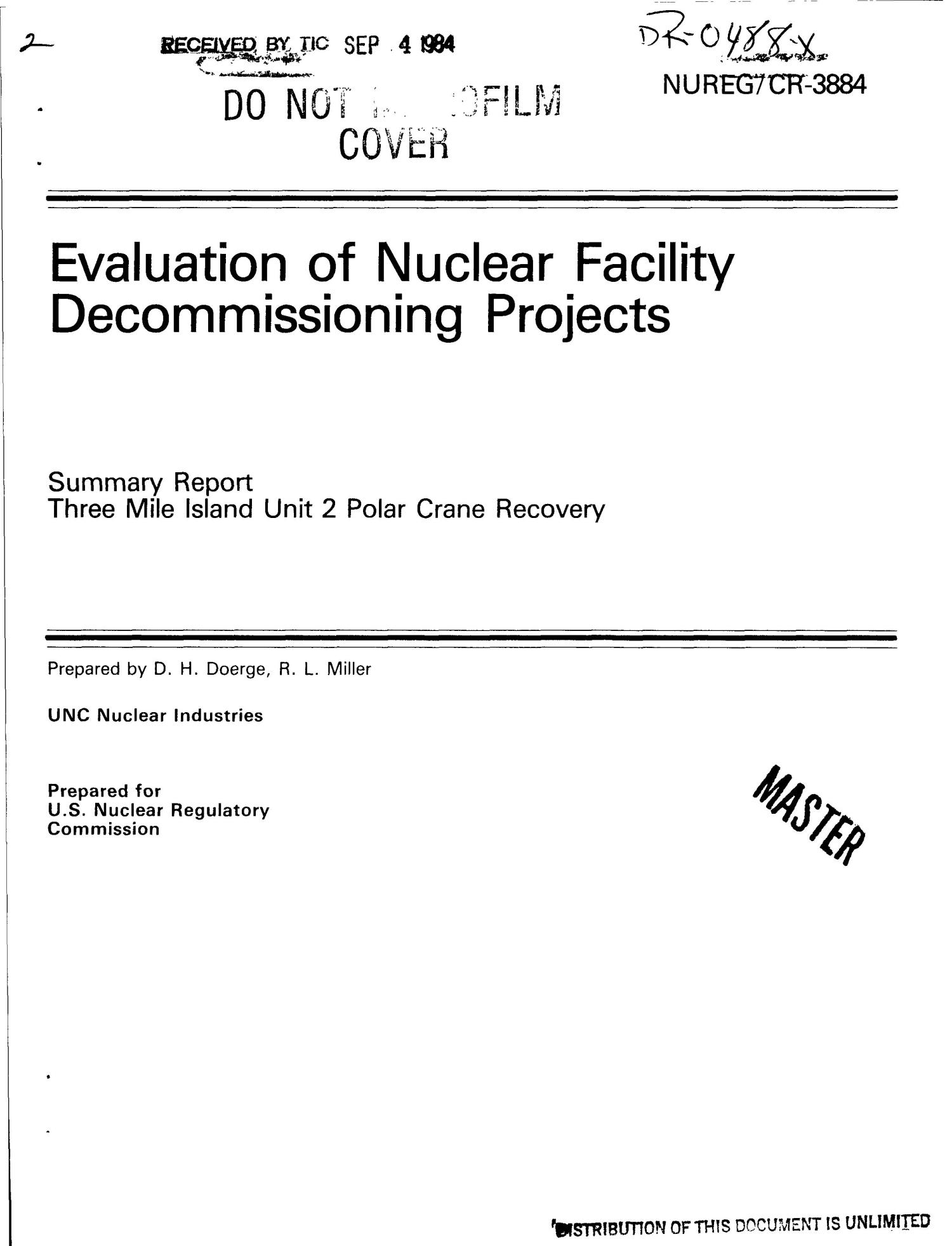 Three Mile Island Decommissioning