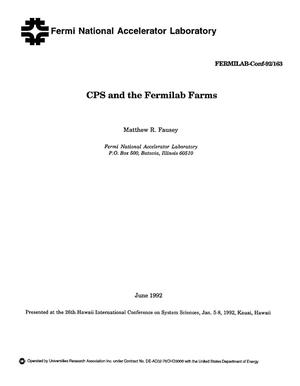 CPS and the Fermilab farms