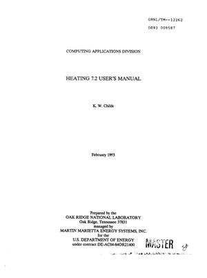 Heating 7. 2 user's manual