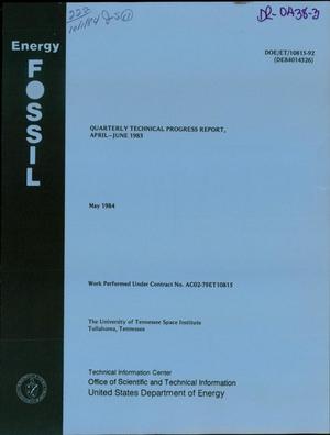 University of Tennessee Space Institute. Quarterly technical progress report, April-June 1983