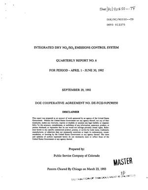 Integrated dry NO[sub x]/SO[sub 2] emissions control system