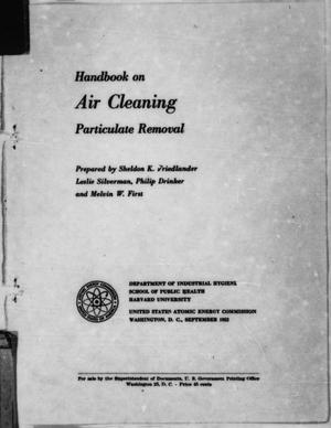 Handbook on Air Cleaning Particulate Removal