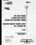 Thumbnail image of item number 1 in: 'Fuel Cycle Program Progress Report: Thirteenth Quarter, July-September 1963'.