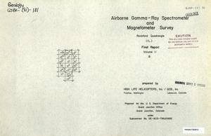 Airborne Gamma-Ray Spectrometer and Magnetometer Survey, Final Report: Volume 2B. Rockford Quadrangle (Illinois)
