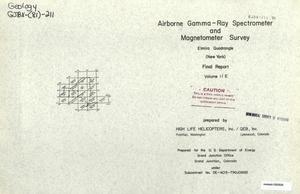 Airborne Gamma-Ray Spectrometer and Magnetometer Survey, Final Report: Volume 2E. Elmira Quadrangle (New York)