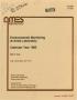Report: Environmental monitoring at Ames Laboratory: calendar year 1980