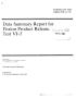 Report: Data summary report for fission product release test VI-5