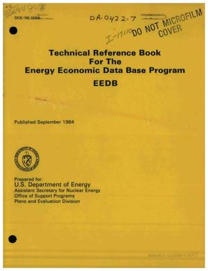 Technical reference book for the Energy Economic Data Base (EEDB) Program