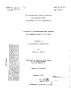Thesis or Dissertation: Diffusion of trichloroethylene through the threaded joints of PVC (po…