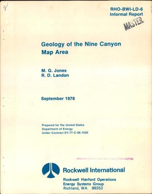Geology of the Nine Canyon Map Area