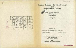 Airborne gamma-ray spectrometer and magnetometer survey, Cape Flattery quadrange (Washington). Final report