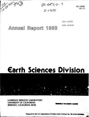 Earth Sciences Division annual report 1983