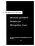 Book: Directory of Federal statistics for metropolitan areas