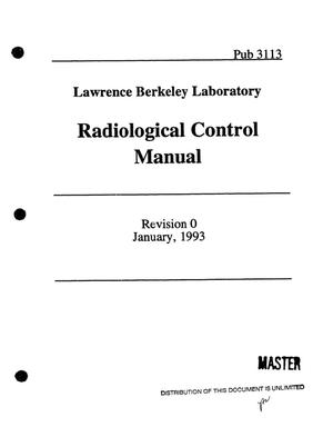 Radiological Control Manual