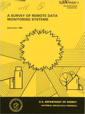 Survey of remote data monitoring systems