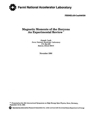 Magnetic moments of the baryons: An experimental review