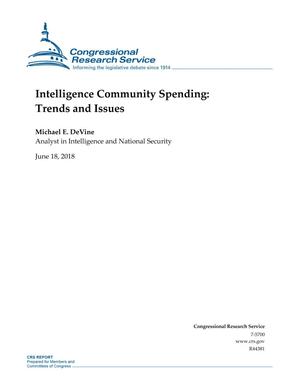 Primary view of object titled 'Intelligence Community Spending: Trends and Issues'.