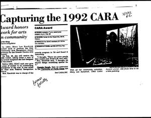 [Denton Record-Chronicle article, February 2, 1992]