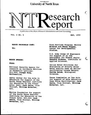 [UNT NT Research Report, Vol. 2 No. 5, May 1992]