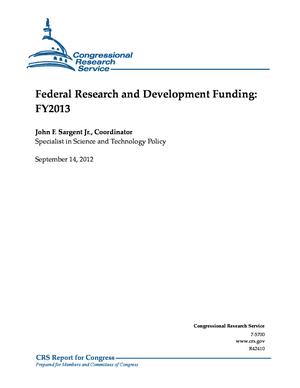 Federal Research and Development Funding: FY2013