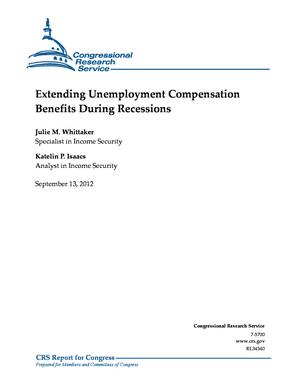 Extending Unemployment Compensation Benefits During Recessions