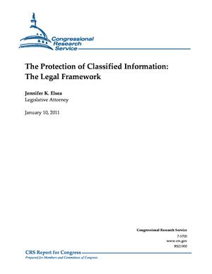 The Protection of Classified Information: The Legal Framework