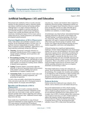 Primary view of object titled 'Artificial Intelligence (AI) and Education'.