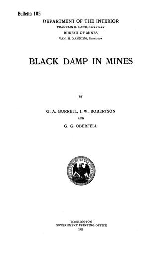 Black Damp in Mines