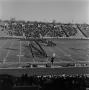 Thumbnail image of item number 1 in: '[NT marching band on the football field]'.