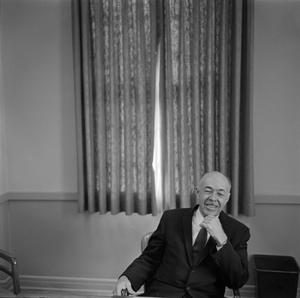 [Photograph of Dr. Gafford at his desk #4]