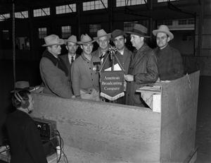 [The American Broadcast Company at the Fort Worth Stock Show]