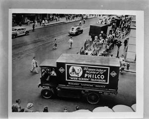 [Copy of Truck with Philco TV on it]