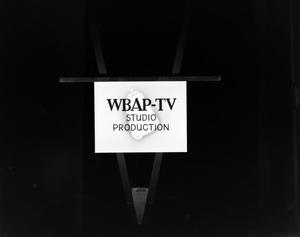 [WBAP-TV Studio Production Slide]
