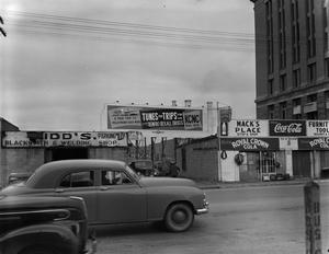 [View of Belknap Street in Fort Worth featuring a automobile]