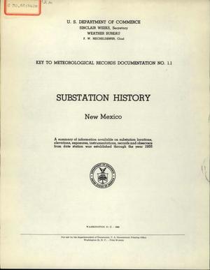 Substation History: New Mexico