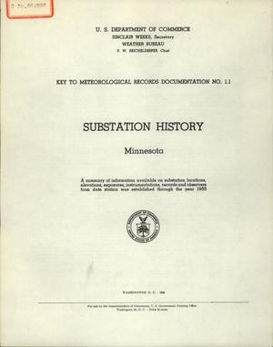 Substation History: Minnesota