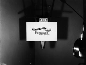 [Boswell's dairy products advertisement]