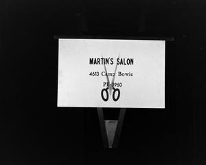 [Advertisement for Martin's Salon]