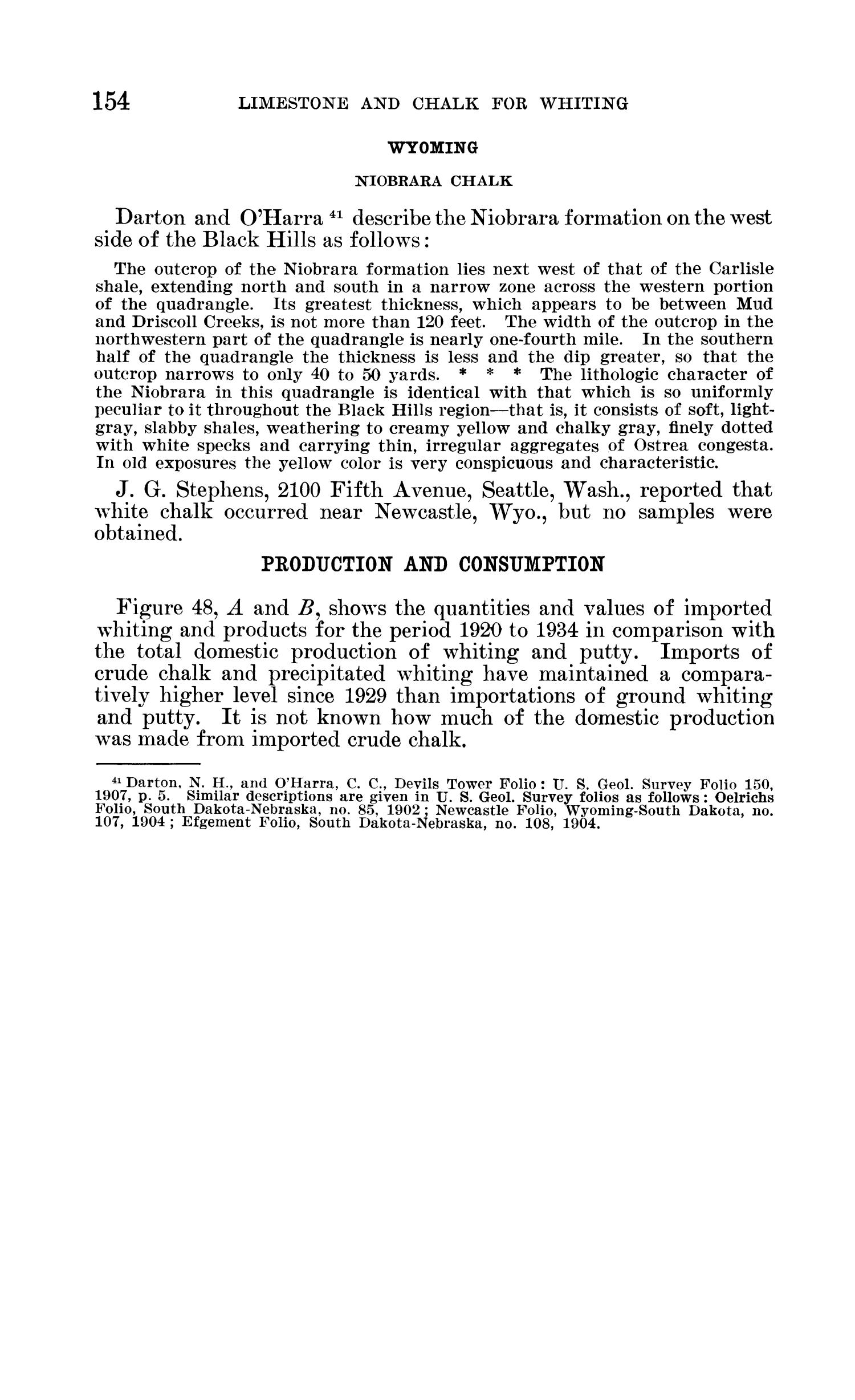 Occurrence Properties And Preparation Of Limestone And Chalk For Whiting Page 154 Unt Digital Library